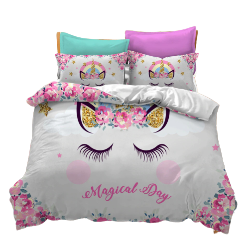 160x210 Unicorn Bed Set